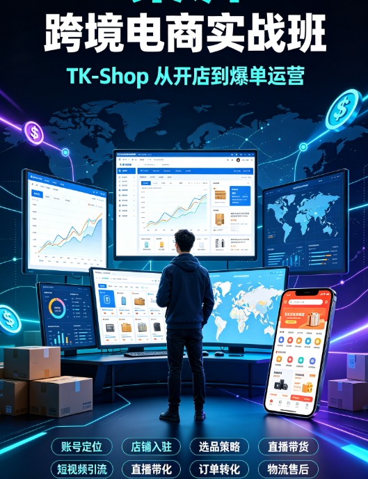 集训-跨境电商实战班（TK-Shop）
