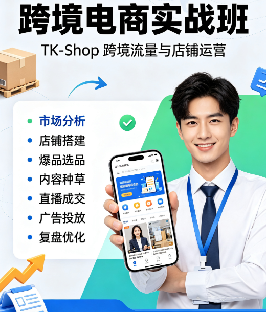 小班实战-跨境电商实战班（TK-Shop）