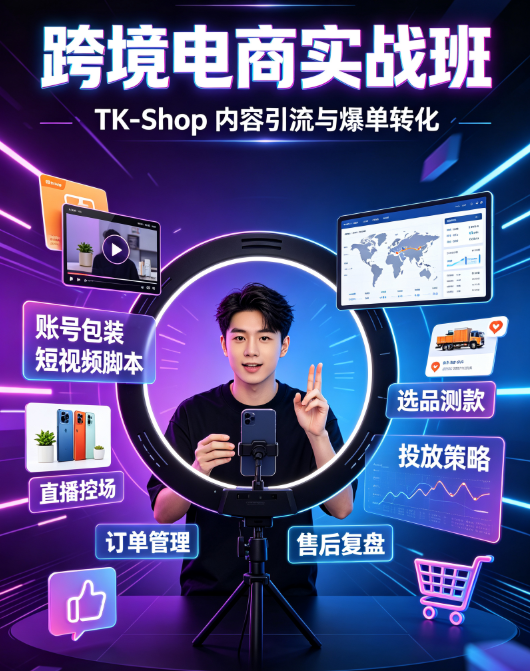小白速成-跨境电商培训（TK-Shop）